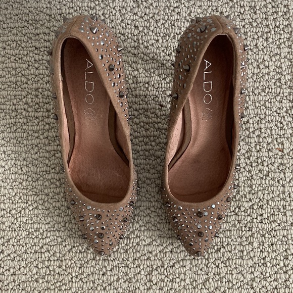 Aldo nude studded heals - Picture 4 of 5
